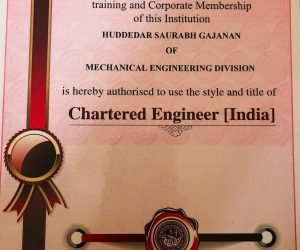 Chartered Engineer (Mechanical)