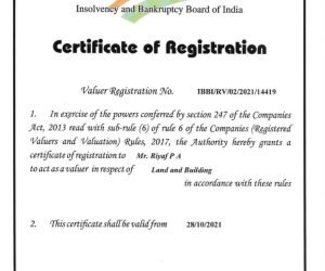 Govt. Approved Valuers (Civil & Mechanical)